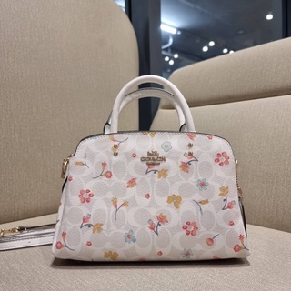 COACH C8216 MINI LILLIE CARRYALL WITH MYSTICAL FLORAL PRINT