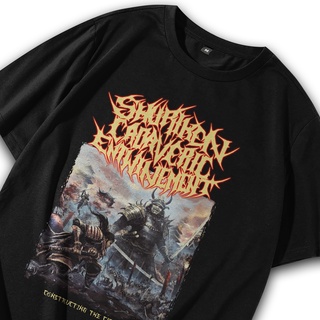 เสื้อยืดโอเวอร์ไซส์เสื้อยืดร็อค / เสื้อยืดโลหะ Shuriken Cadaveric Entwinement / เสื้อโลหะ / เสื้อโลหะ / เสื้อยืดวงดนตรี