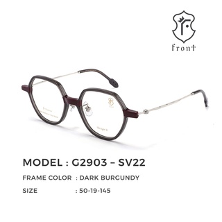 FRONT - แว่นสายตา รุ่น G2903 (มีสินค้า) (สามารถนำไปตัดเลนส์สายตาได้ค่ะ) - Fronteyewearthailand