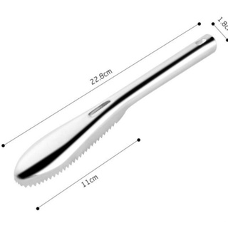 82194 ที่ขูดเกล็ดปลา ที่ขอดเกล็ดปลา ไม้ขอดเกล็ด สแตนเลส