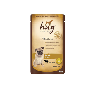 ฮัก อาหารสุนัขซองขนาด 120 กรัม (HUG DOG FOOD POUCH 120g.)