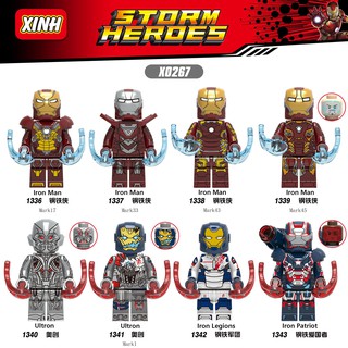 ของเล่นฟิกเกอร์ IRONMAN Iron Man Minifigures X 0267