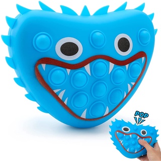 Poppy Playtime Push it Bubble Pop Ball, Huggy Wuggy ลูกบอลบีบคลายเครียด 3D ของเล่นสําหรับเด็ก และผู้ใหญ่
