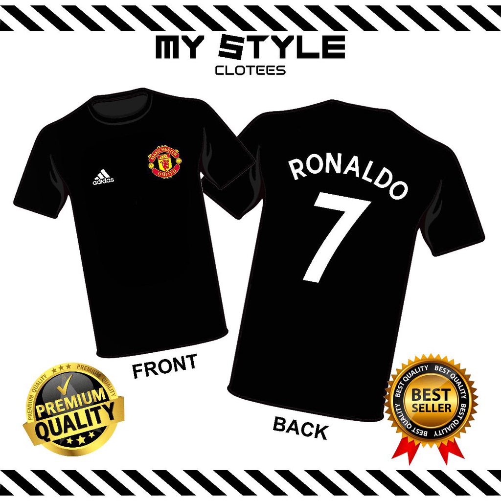* *RONALDO MANCHESTER UNITED MAN UTD เสื้อยืดแขนสั้นแฟชั่น 02