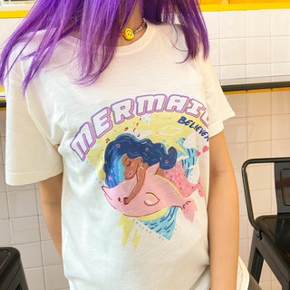 เสื้อยืด Mermaid  ความเรียบง่าย An Lee Tshirt