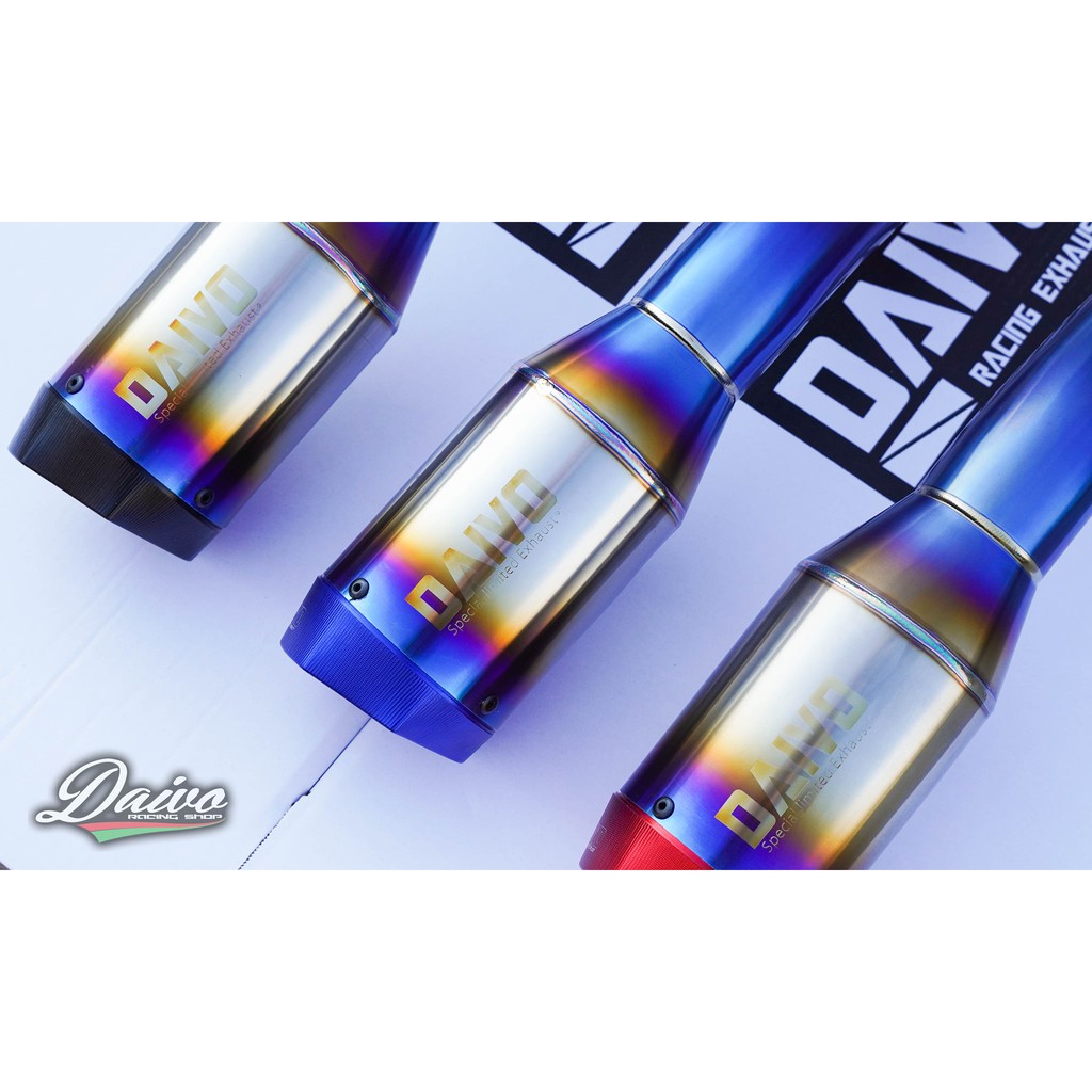 ท่อไทเทเนี่ยม Daivo CQB1 For GSX750 ท่อ3สี สำหรับรถรุ่น GSX750