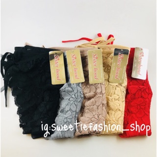 (พร้อมส่ง) กางเกงในผ้าลูกไม้