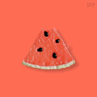 Watermelon case แอรพอด รุ่น1/รุ่น2/รุ่น3 เคสสำหรับแอร์พอด2 เคสซิลิโคน