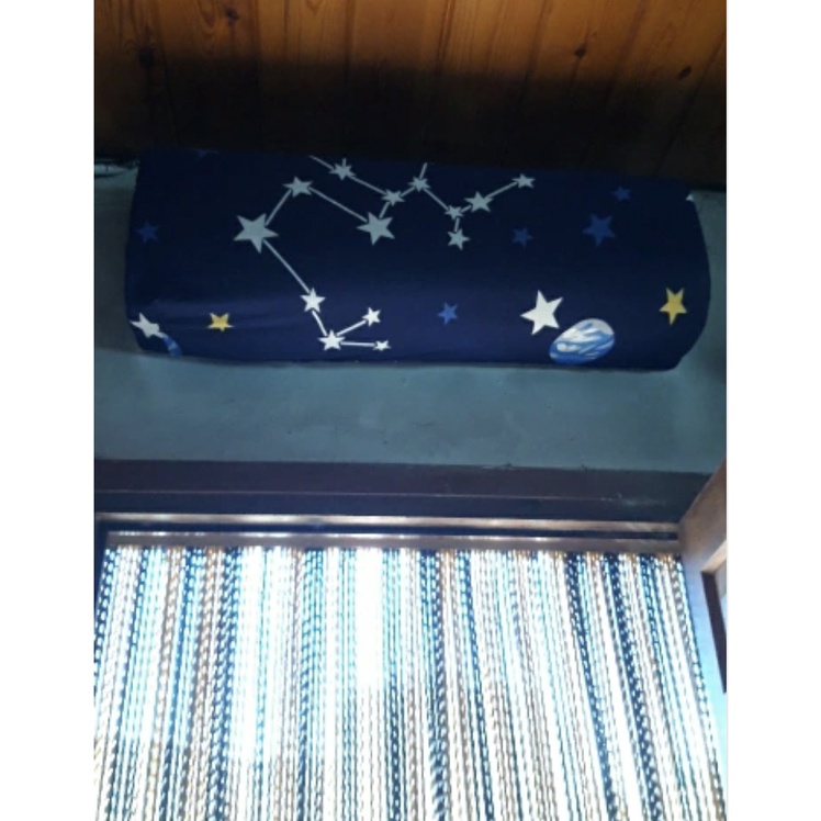 ผ้าคลุมแอร์ ผ้าครอบแอร์ ที่ครุมเครื่องปรับอากาศ Air Conditioner Cover หุ้มถุงครุมคุม สำหรับกันฝุ่น - รูปที่ 5