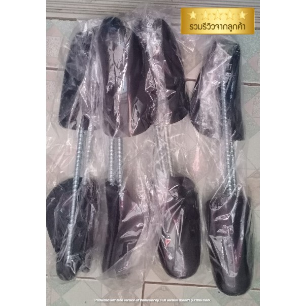 ที่ดันทรงรองเท้า ชุด 4 คู่ - สีดำ ดันทรงรองเท้า สำหรับรองเท้าผู้หญิงและผู้ชาย ใช้ได้ไซส์ 32-46