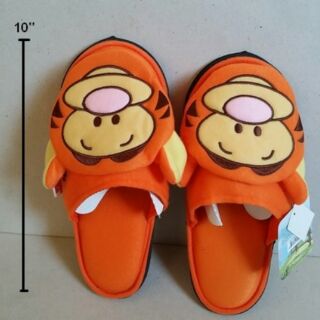 ลิขสิทธิ์แท้ รองเท้าอยู่บ้าน slipper ลาย Tiger ทิกเกอร์ ขนาด 10 นิ้ว