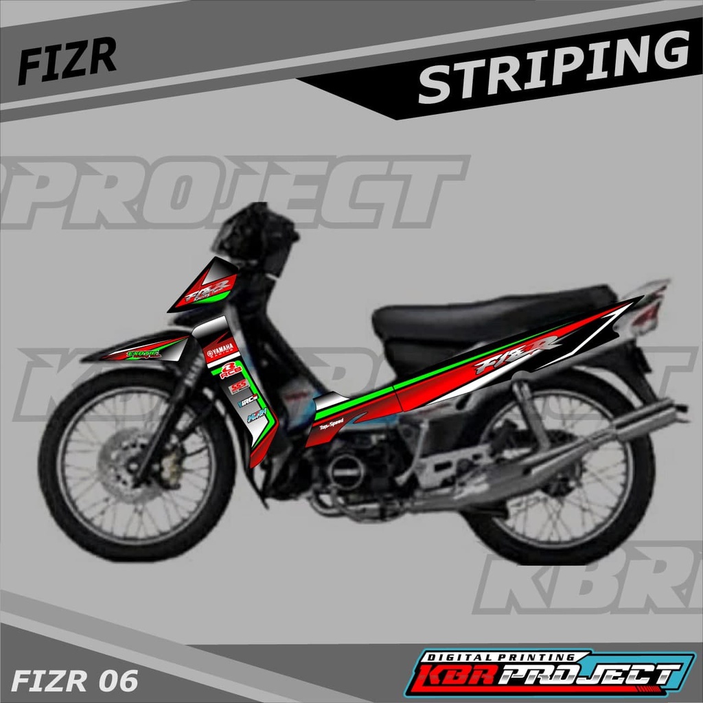 FIZ R STRIPING STICKER - F1Z R STRIPING STICKER .06