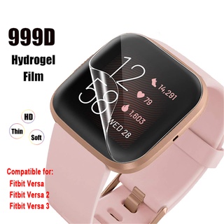 ฟิล์มไฮโดรเจล TPU ใส แบบนิ่ม สําหรับ Fitbit Versa 2 3