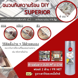 Alumix DIY Superior (DIY-S) ฉนวนกันความร้อน ฉนวนกันความร้อนโรงรถ มีรูเจาะพร้อมสายเคเบิ้ลรัด ส่งฟรี Flash