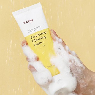manyo factory pure & deep cleansing foam