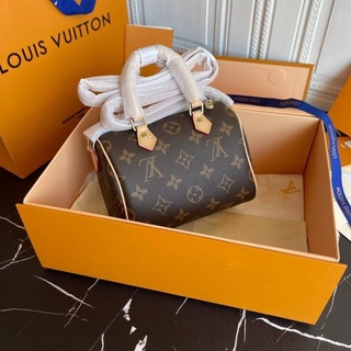 กระเป๋า LV Nano Speedy  หนังแท้