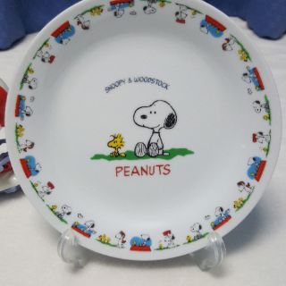 จาน snoopy peanuts แท้