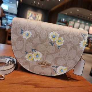 COACH ELLEN CROSSBODY IN SIGNATURE CANVAS WITH DAISY PRINT