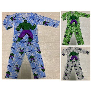 ชุดนอนเด็กแขนยาวขายาว 1-11ขวบ ลายฮัค เนื้อผ้านิ่มสวมใส่สบาย ชุดเสื้อ+กางเกงใส่นอนใส่เล่นตามต้องการ
