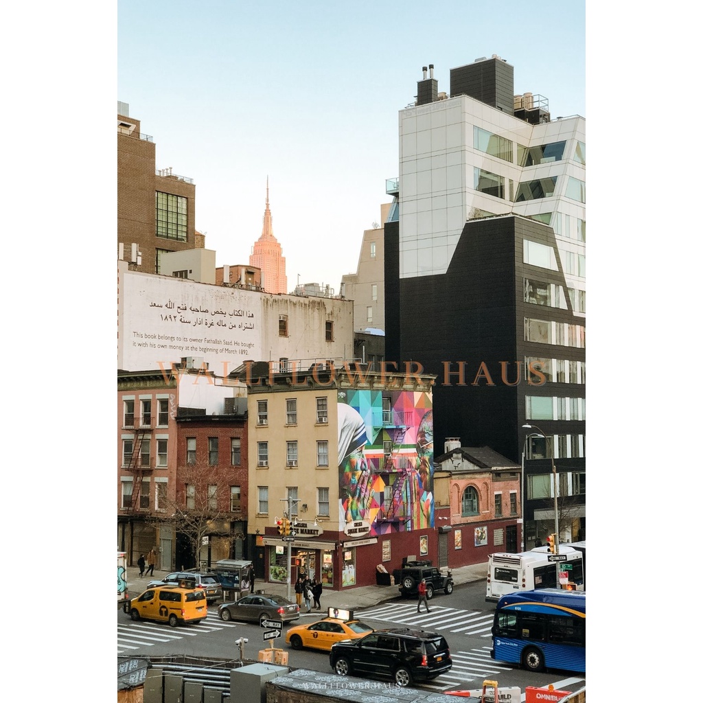 โปสเตอร์ โปสการ์ด A3/A4/4”x6” “NYC11-Rendezvous" คุณภาพดี - wallflower.haus