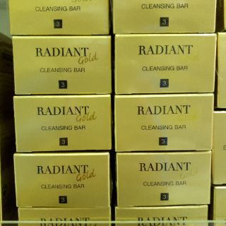 IR2103 เรเดี้ยนโกลด์ สบู่ก้อนล้างหน้า IR Beautina Radiant Gold Cleansing Bar 100g.