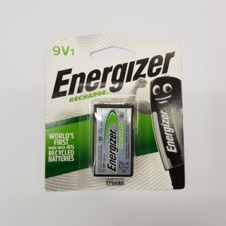 Energizer ถ่านชาร์จขนาด 9V 175mAh ของแท้ 1 ก้อน