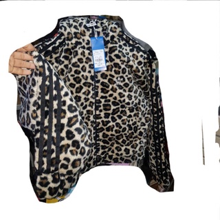 Adidas Leopard Jacket hoodie GT5224 อาดิดาส เสื้อ แจ็คเก็ตมีฮู้ด ลายเสือดาว