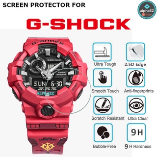 Casio G-Shock GA-700-4APRGD GUNDAM CHARS ZAKU Series 9H กระจกนิรภัย ป้องกันหน้าจอ ป้องกันรอยขีดข่วน