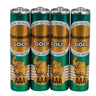 [ของแท้] ถ่าน Panasonic Gold AAA  เขียว (4ก้อน/แพ็ค)