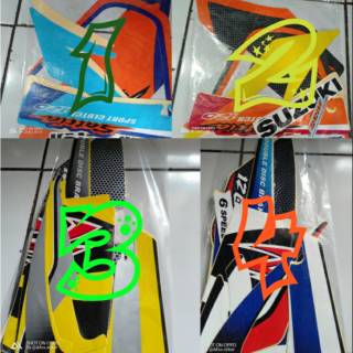 สติกเกอร์ satri 2001 Full body Pole Standard Striping satri lama 2003 satria ru