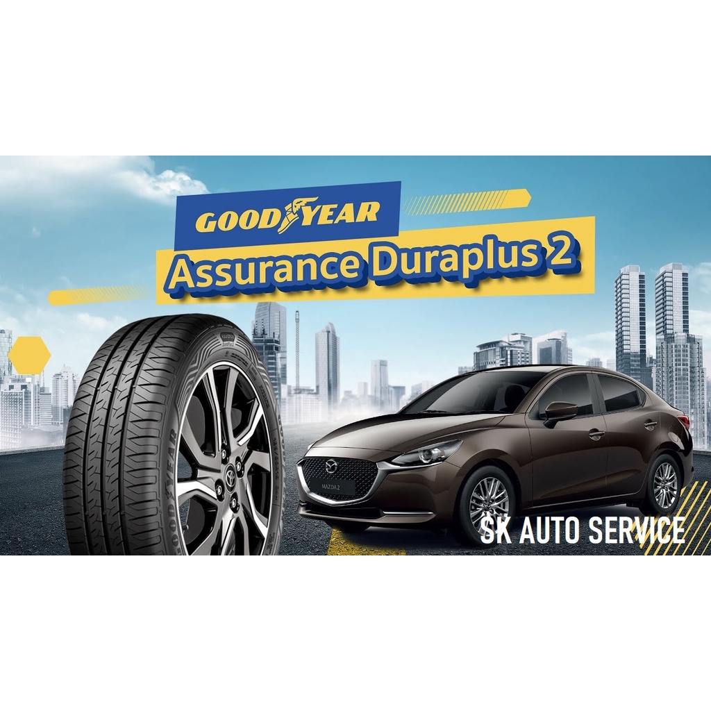 GOODYEAR 185/65R15 ยางรถยนต์ กู๊ดเยียร์ (ขอบ15) รุ่น DURAPLUS2 4 เส้น (ล๊อตใหม่ปี2025) แถมฟรี จุ๊บลม+เกจวัดลม+ประกัน - รูปที่ 7