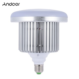 Andoer หลอดไฟสตูดิโอถ่ายภาพ 135 W Led 132 Beads 5500 K E 27