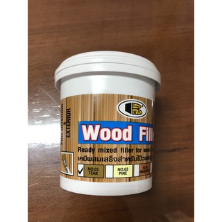 โป๊วไม้ สีไม้สัก เคมีผสมเสร็จสำหรับโป๊วเฟอร์นิเจอร์ไม้ wood filler Bosny