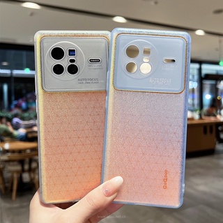 เคสโทรศัพท์กันกระแทก Vivo X80 Pro ที่มีสีสัน ออโรร่า TPU เลนส์ฝ้า เคสป้องกันรวมทุกอย่าง