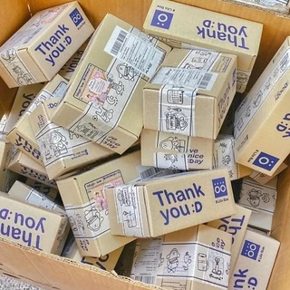 [แพ็คละ 20 ใบ] กล่องไปรษณีย์ Lite Box Thank You เบอร์ 00/0/0+4 /A /AA /2A/B/2B/C/D