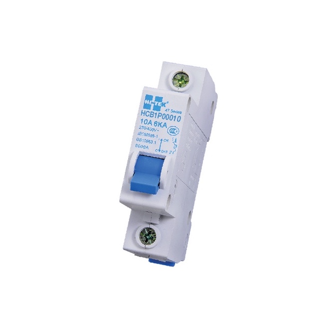 HI-TEK คอนซูเมอร์เซอร์กิตเบรคเกอร์ เบรคเกอร์ลูก 1 สาย 6KA 10A 2สาย 10KA 63A