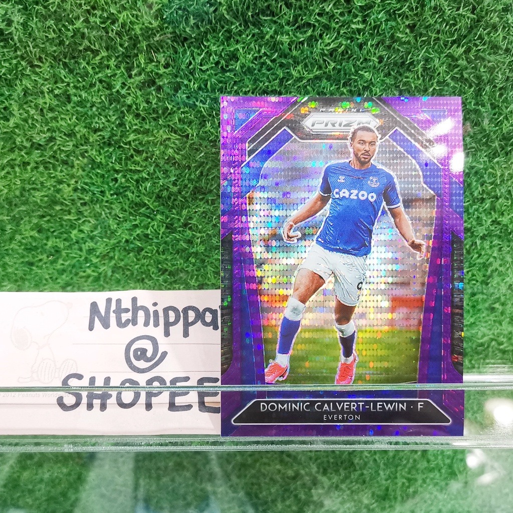 ขาย การ์ด Panini Prizm Premier League 2019-20 Dominic Calvert Lewin Purple Breakaway /99 Everton การ