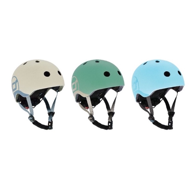 Scoot &amp; Ride Highway Helmet หมวกกันน็อคเด็ก สำหรับเล่น Scooter สวมใส่ง่าย มาพร้อมไฟ Led 3 ระดับ
