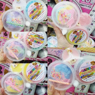 Beary B Day Cake Slime Jelly Cleaner สไลม์ ตกแต่ง DIY มีกลิ่นหอม เค๊กหมี เป่าเทียนได้จริง ไร้สารอันตราย