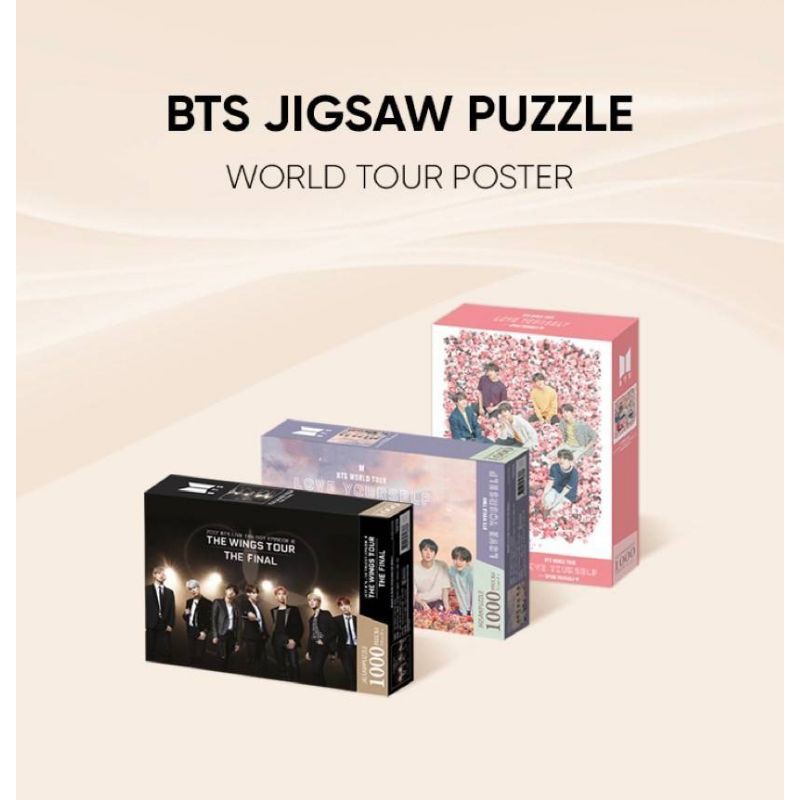 🇰🇷Preorder 🇰🇷🌷 Jigsaw Puzzle World Tour Poster✨(ของแท้100%)