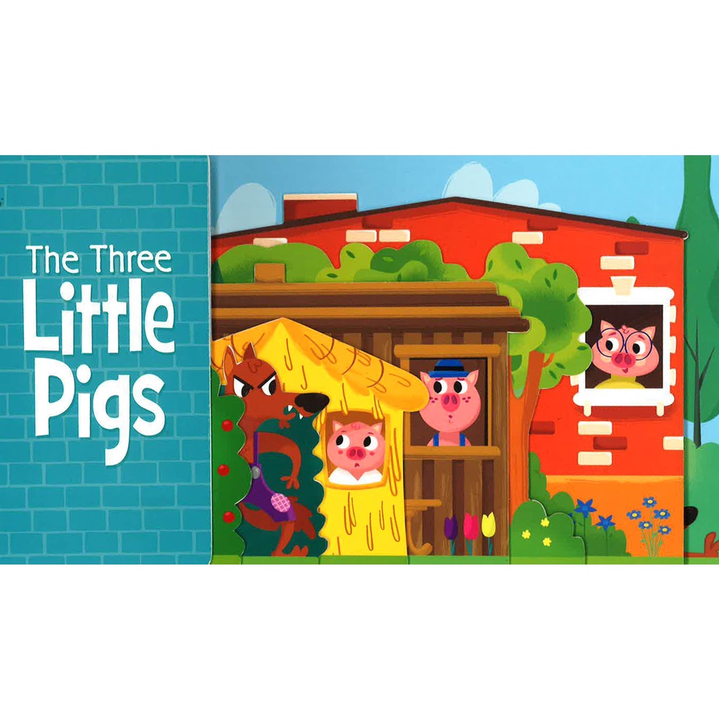 BBW หนังสือ The Three Little Pigs Layered Tabs ISBN: 9781640382107