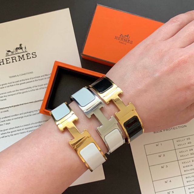 Hermes clic clack h mm 17.5cm กำไล แอร์เมส bracelet original Shopee
