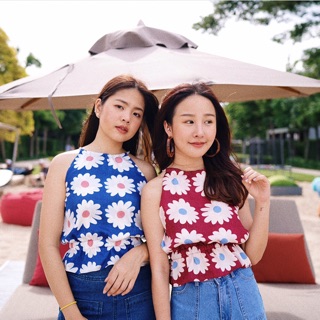 🌸Red Flower Top🌸จากร้าน Petitestyle_store