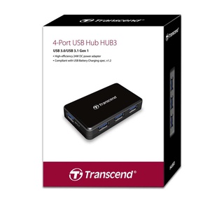 Transcend HUB USB 3.0 :รับประกัน 2 ปี - สินค้ามีใบกำกับภาษี-TS-HUB3K