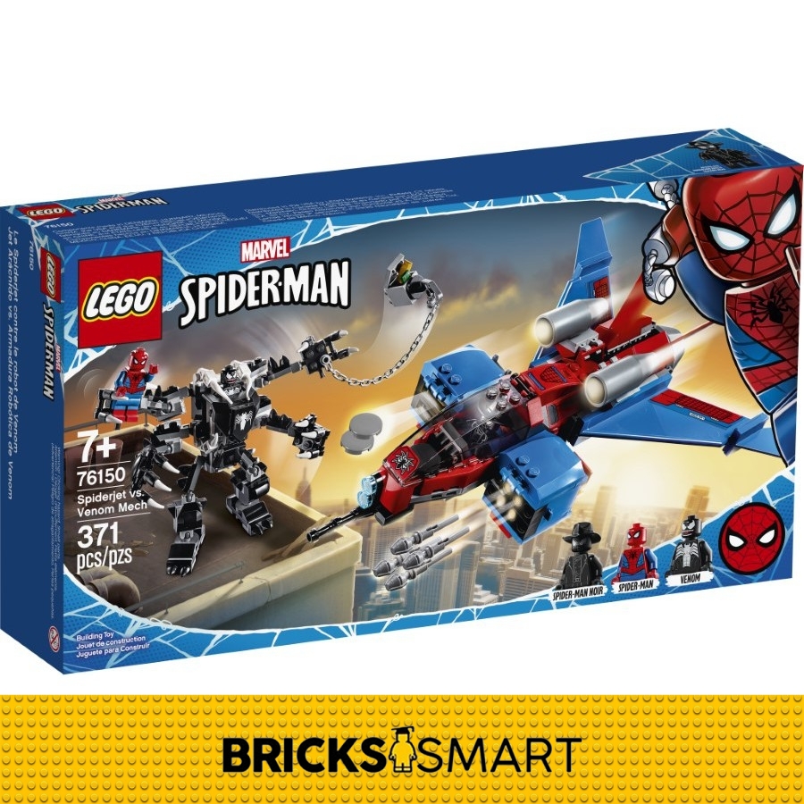 76150 LEGO Super Heroes Spiderjet vs. พิษ เครื่องจักร