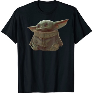 เสื้อยืดโอเวอร์ไซส์เสื้อยืด พิมพ์ลาย Star Wars The Mandalorian The Child Portrait สําหรับเด็กS-3XL