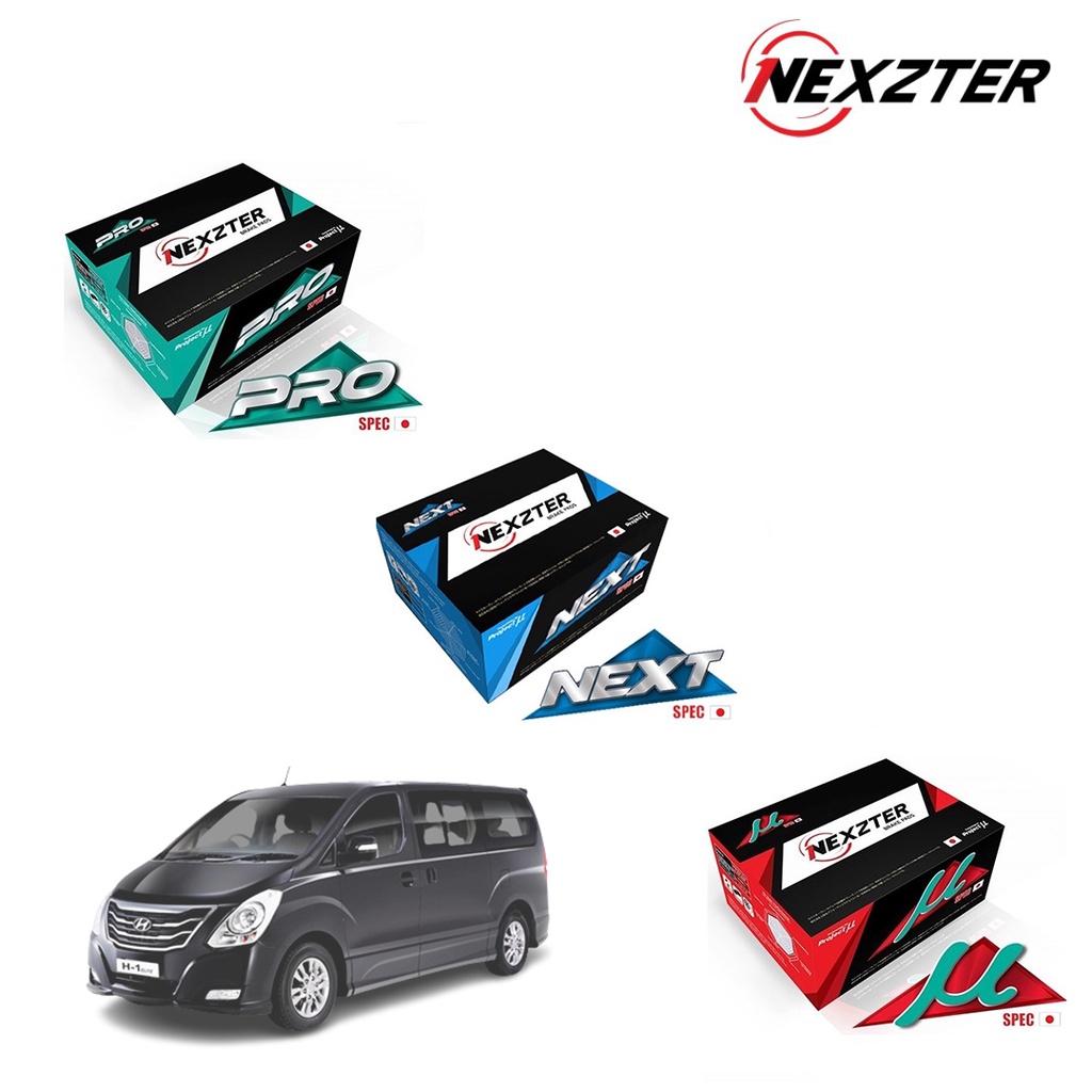 (ติดตั้งฟรี) NEXZTER ผ้าเบรค Hyundai H1, Kia Sedona, Carnival ปี 08