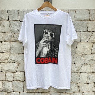 เสื้อ KURT COBAIN SMOKING BOX PHOTO รับประกันแท้ 100% นำเข้าจาก USAS-5XL