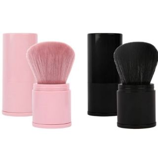 แปรงคาบูกิ Kabuki​ Black Portable​  Retractable Brush Powder Blush​ คา​บูกิ​ แปรงแต่งหน้า​