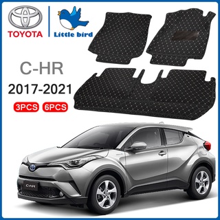 Little Bird พรมปูพื้นรถยนต์ โรงงานผลิตของไทย Toyota CHR 2017-2021 C-HR การรับประกันคืนสินค้าภายใน7วัน พรมรถยนต์